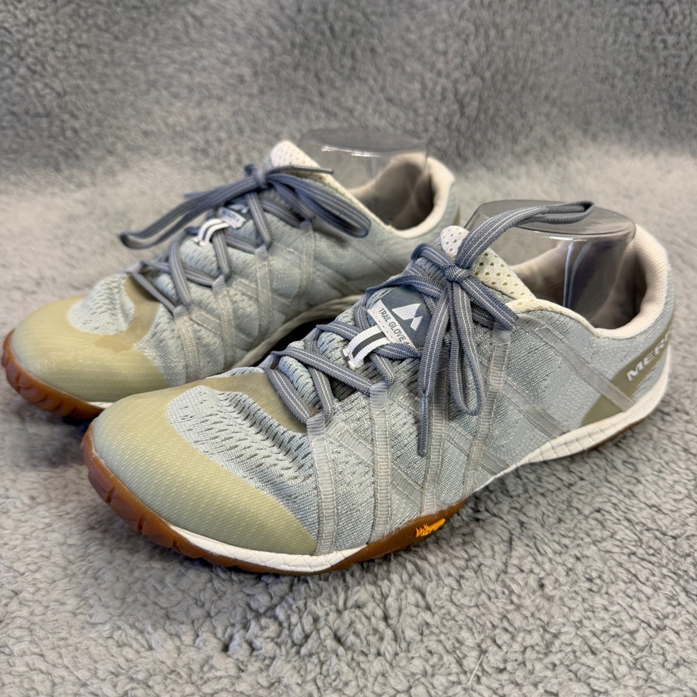 Merrell  Vapor Glove Sneaker Womens 8 Green Vibram Sole